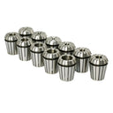 Set Of 10 PC ER-32 Collet Set 3/16-3/4" Spring Collets R8 CAT BT CNC Runout .0003