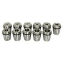 Set Of 10 PC ER-32 Collet Set 3/16-3/4" Spring Collets R8 CAT BT CNC Runout .0003