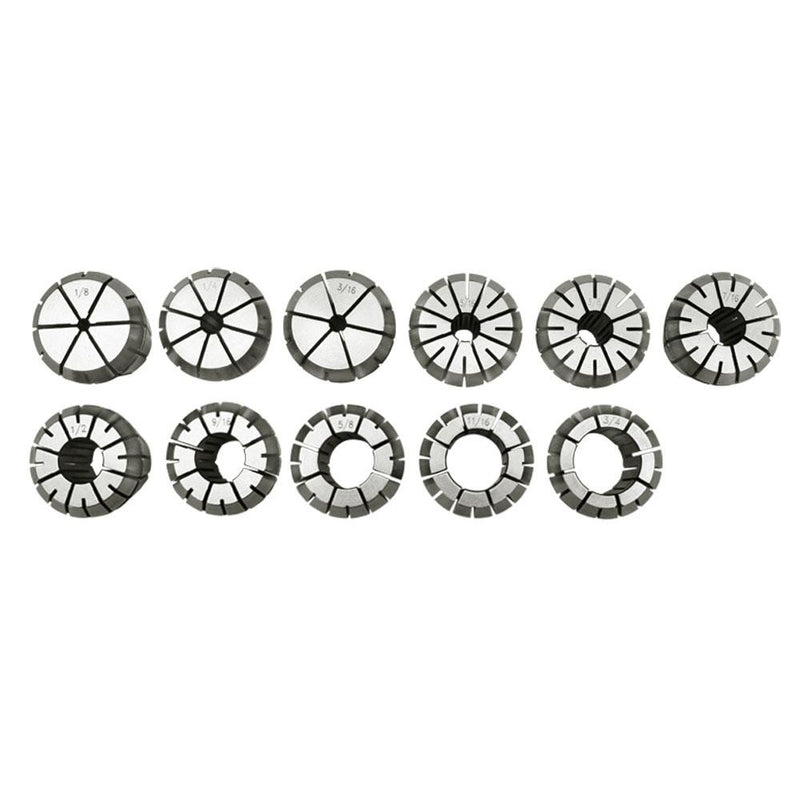 Set Of 10 PC ER-32 Collet Set 3/16-3/4" Spring Collets R8 CAT BT CNC Runout .0003