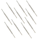 Set Of 10 Pcs 1-1/8'' Long Tensioner For Cable Railing w/ Lag Screw Swage 1/8" Cable