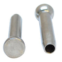 10 Pcs Set 3/16" Cable Railing Swage Stemball Fittings T316 Stainless Steel For Wood Post