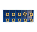 Set Of 10 Pcs 3/8'' TIN COATED CCMT 21.51 C6 Carbide Inserts For Indexable Lathe Tool holder