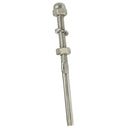 Set Of 10 Pcs Type 316 Stainless Steel 3/16" Hand Swage Threaded Stud End Fitting