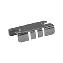 100 Pcs Center Glass Shelf Rest Clips, Gridwall Display Shelf Support Clips for Glass, Wood & Metal Shelves, Retail Store Fixture Hardware