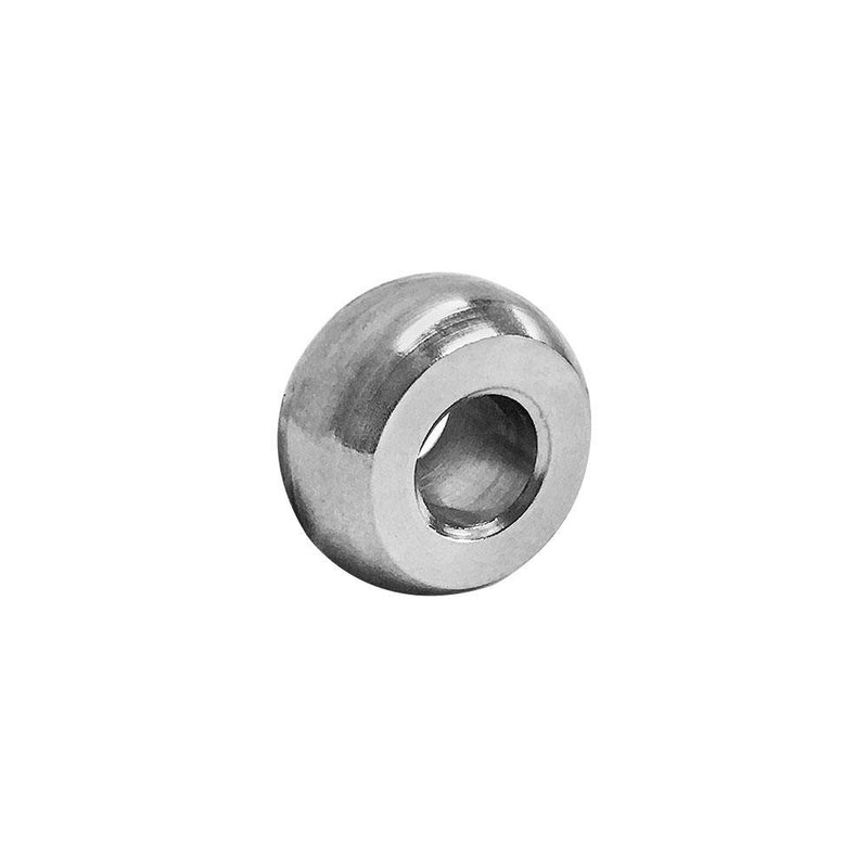 Set Of 10PC Plain Ball Swage End Fitting 1/32" Stainless Steel 316 For Industrial Wire Rope Terminal Cable