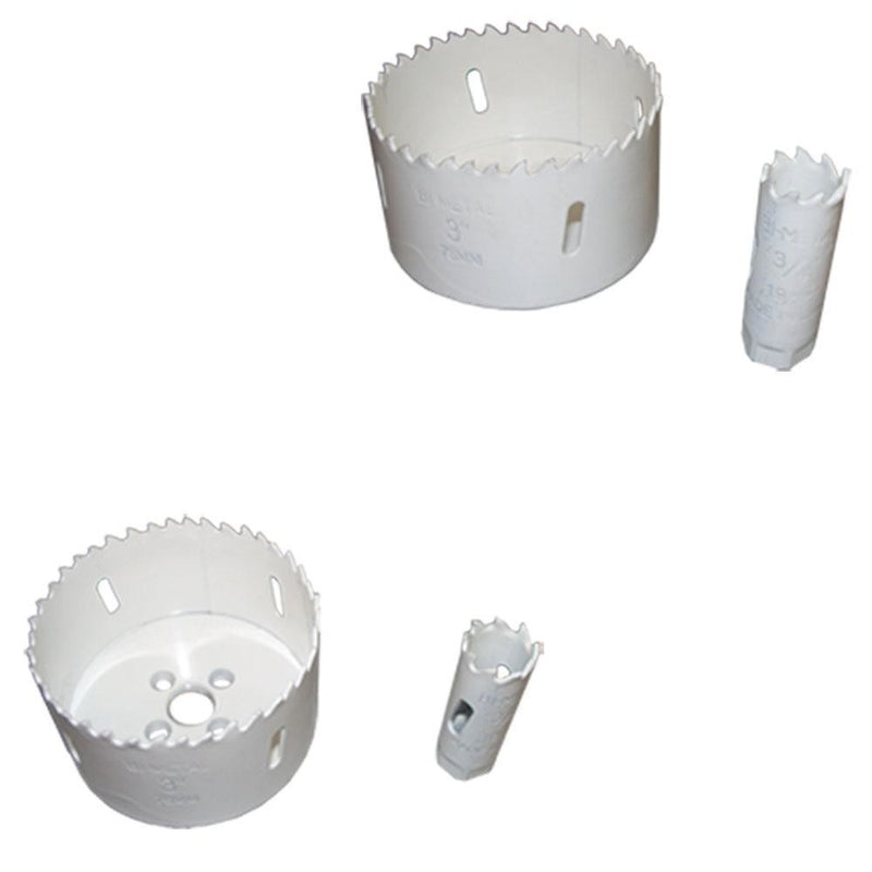 Set Of 14 PC BI METAL Hole Saw Soft Metal Bass Pipe Wood Plastic 3/4" to 3"