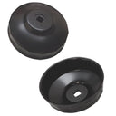 Automotive oil filter cap wrench kit with multiple sizes in red case