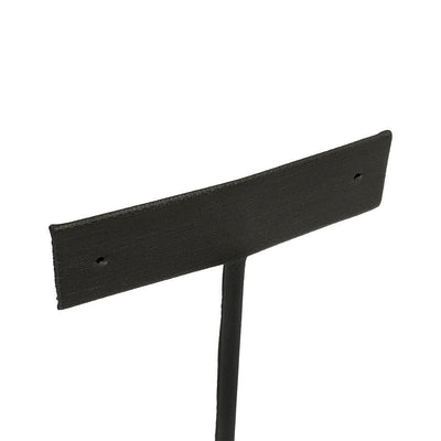 Set Of 2 Pc 5-1/2'' High Slate Gray Leatherette Single Earring Display Fixture Retail Store Showcase