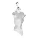 Set Of 2 PC Display Women Torso Female Plastic Hanging Mannequin Body Form White
