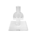 Set Of 2 Pc High Lucite Acrylic Single Eyeglass Display Fixture Countertop Stand