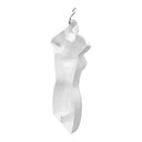Set Of 2 PC Women Torso Female Plastic Hanging Mannequin Body Shape Form White