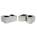 Set of 2 Pcs Cast Iron V Block 6" Long Ground 90 Degree