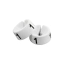 25 Pcs Size Dividers for Clothes Hangers – Snap-On Garment Rack Markers, Number #1, Closet Organizer Tags for Retail or Home Use