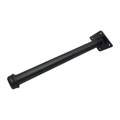 Set Of 4 Pc 12'' Shelf Support Pipe Style Faceout for Wall Mounted Retail Fixture Pipeline Black