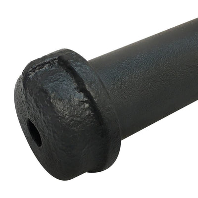 Set Of 4 Pc 12'' Shelf Support Pipe Style Faceout for Wall Mounted Retail Fixture Pipeline Black