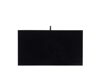 Set Of 4 Pc 14'' x 7-1/2'' Black Velvet Pad Tray Insert Jewelry Display