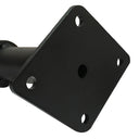 Set Of 4 Pc 3" Pipe Style Shelf Support Faceout for Wall Mounted Retail Fixture Pipeline Black