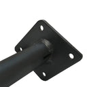 Set Of 4 Pc 3" Pipe Style Shelf Support Faceout for Wall Mounted Retail Fixture Pipeline Black