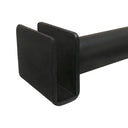 Set Of 4 Pc Matte Black 6'' Hangrail Bracket Pipe Style Display Fixture Retail Store