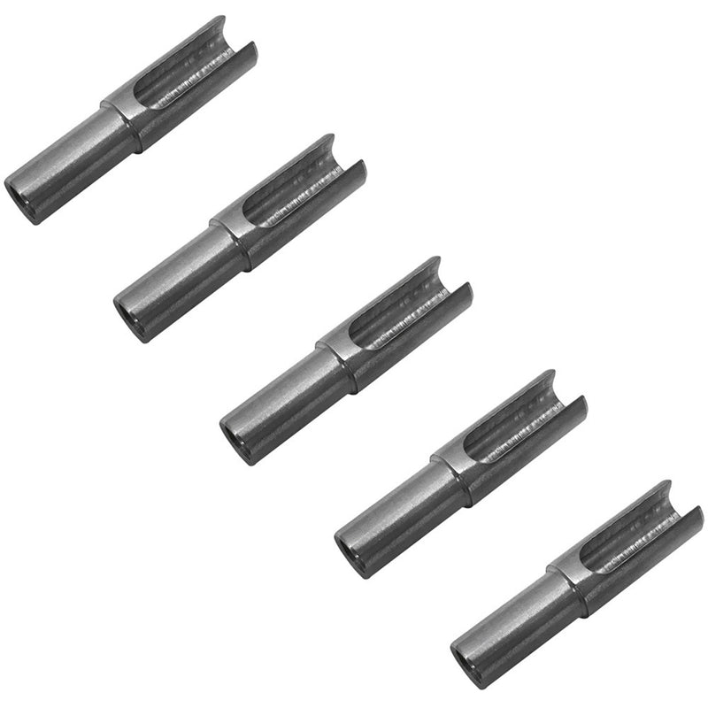 Set of 5 Hand Swage Angle Stud for Cable Railing 316 Stainless Steel - 3/16" Cable