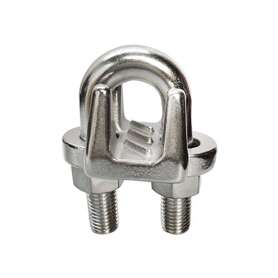 Set Of 5 PC 3/16'' Stainless Steel 316 Heavy Duty Marine Wire Rope Clips Cable Clamp Rig Boat
