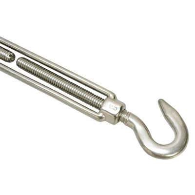Set Of 5 PC 5/16'' x 4-1/2'' 316 Stainless Steel Marine HOOK HOOK Turnbuckle Swivel