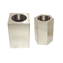 Set Of 5 Pc 5C Hex Square Closer Rings Collet Block Chuck Milling Lathe Surface Grinder