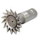 Set Of 5 PC HSS 3/8-1-7/8'' Dovetail Cutter End Mill Milling Flute Shank 45 Degree