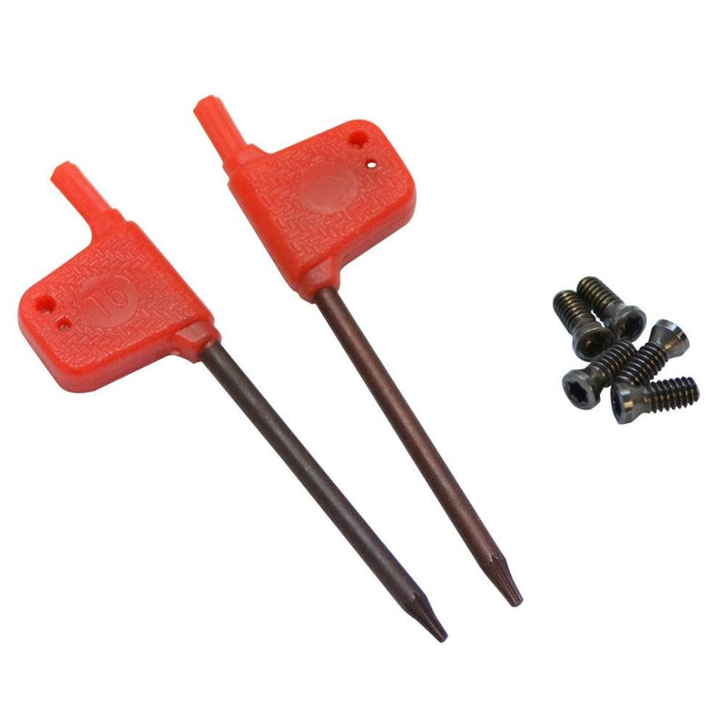 Set Of 5 Pcs 5/16" indexable carbide insert Lathe turning tool bit With Wooden Case
