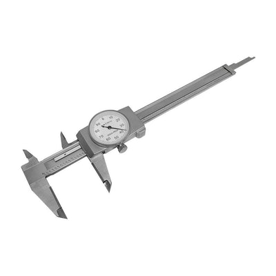Shockproof  6'' Dial Caliper with Carbide Tipped Jaws