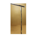 Single Bar Adjustable Clothing Garment Rack Retail Display Hanger with Wheels