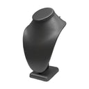 Slate Gray Leatherette Necklace Stand 10-1/2''H Display Fixture Retail Store Showcase