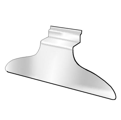 Slatwall Lucite Acrylic Hanger 16'' x 7'' Fixture Display Retail Store