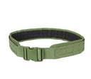 Small Molle Tactical LCS Gun Belt HD Pals Nylon Padded 2 Belt System- OD Green