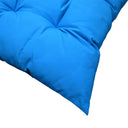 Square Indoor / Outdoor Blue Soft Replacement Swing Chair Cushion Pillow Pad Seat Cover for Egg Wicker Swing Chair