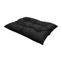 Square Indoor/ Outdoor Black Soft Replacement Cushion Pillow Pad Seat Cover Wicker Swing Chair 40" x 31"