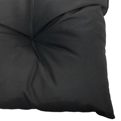 Square Indoor/ Outdoor Black Soft Replacement Cushion Pillow Pad Seat Cover Wicker Swing Chair 40" x 31"