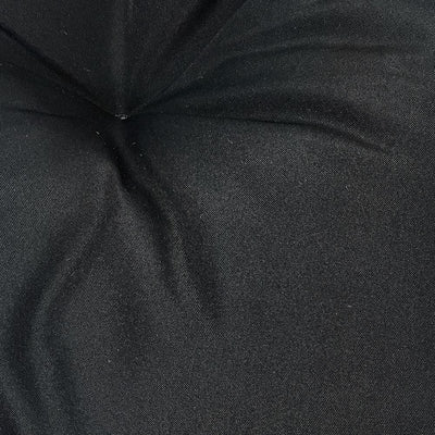 Square Indoor/ Outdoor Black Soft Replacement Cushion Pillow Pad Seat Cover Wicker Swing Chair 40" x 31"
