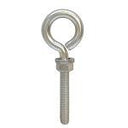 Stainless Steel 1/2" x 4" Turned Eye Bolt Rigging Ring Loop Lift Mount Fully Threaded 250 Lb Cap