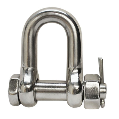 Stainless Steel 3/4" Marine Bolt Screw Pin Chain Shackle D Anchor 8000 LBS