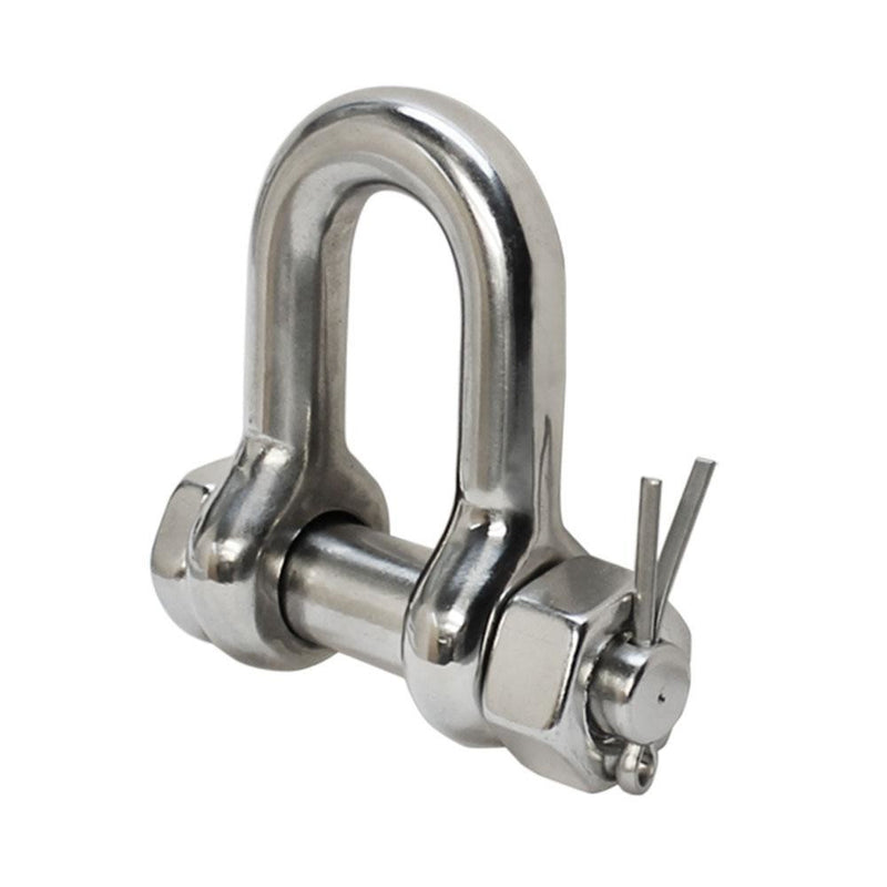 Stainless Steel 3/4" Marine Bolt Screw Pin Chain Shackle D Anchor 8000 LBS