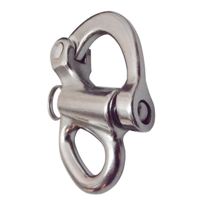 Stainless Steel 316 Fixed Eye Snap Shackle 3-3/4" Sailboat Quick Release Locking