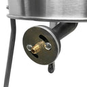 Stainless Steel Heavy Duty Portable Propane Stove Burner With Wheels 200,000 BTU