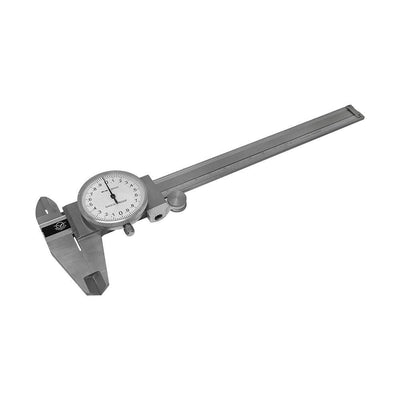 Stainless Steel Metric Dial Caliper 150mm/ 0.02mm Precision Graduation Shockproof
