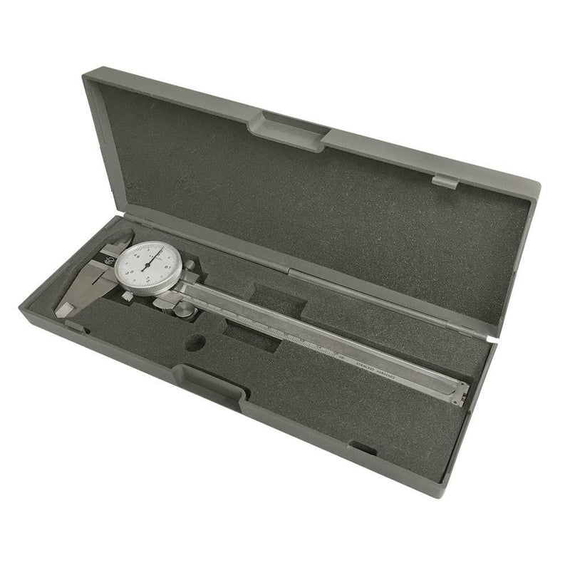 Stainless Steel Metric Dial Caliper Precision Hardened 150mm/0.05mm