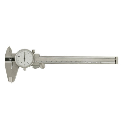 Stainless Steel Metric Dial Caliper Precision Hardened 150mm/0.05mm