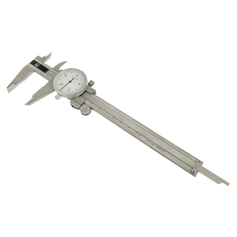 Stainless Steel Metric Dial Caliper Precision Hardened 150mm/0.05mm