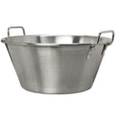 Stainless Steel Portable 16'' Cazo Caso Carnitas Flate Surface Large Cooking Pot