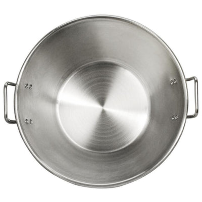 Stainless Steel Portable 16'' Cazo Caso Carnitas Flate Surface Large Cooking Pot