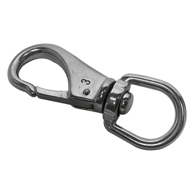 Stainless Steel Swivel Eye Snap Hook 1" For Boat Marine WWL 250 Lbs Cap